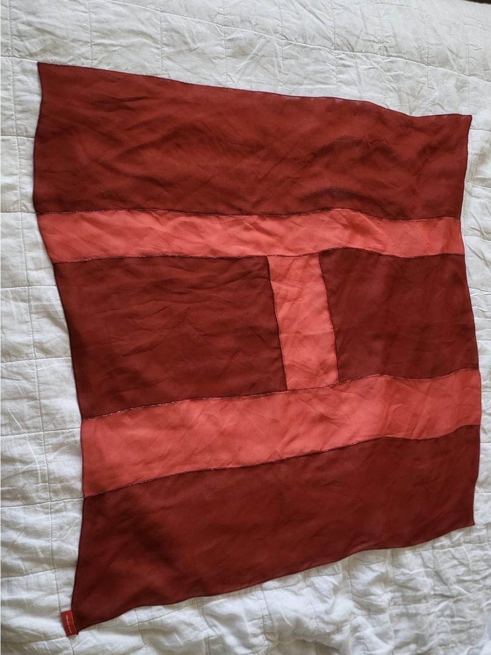 Hermès Paris Silk Chiffon Patchwork Scarf | Authentic Vintage Luxury Scarf